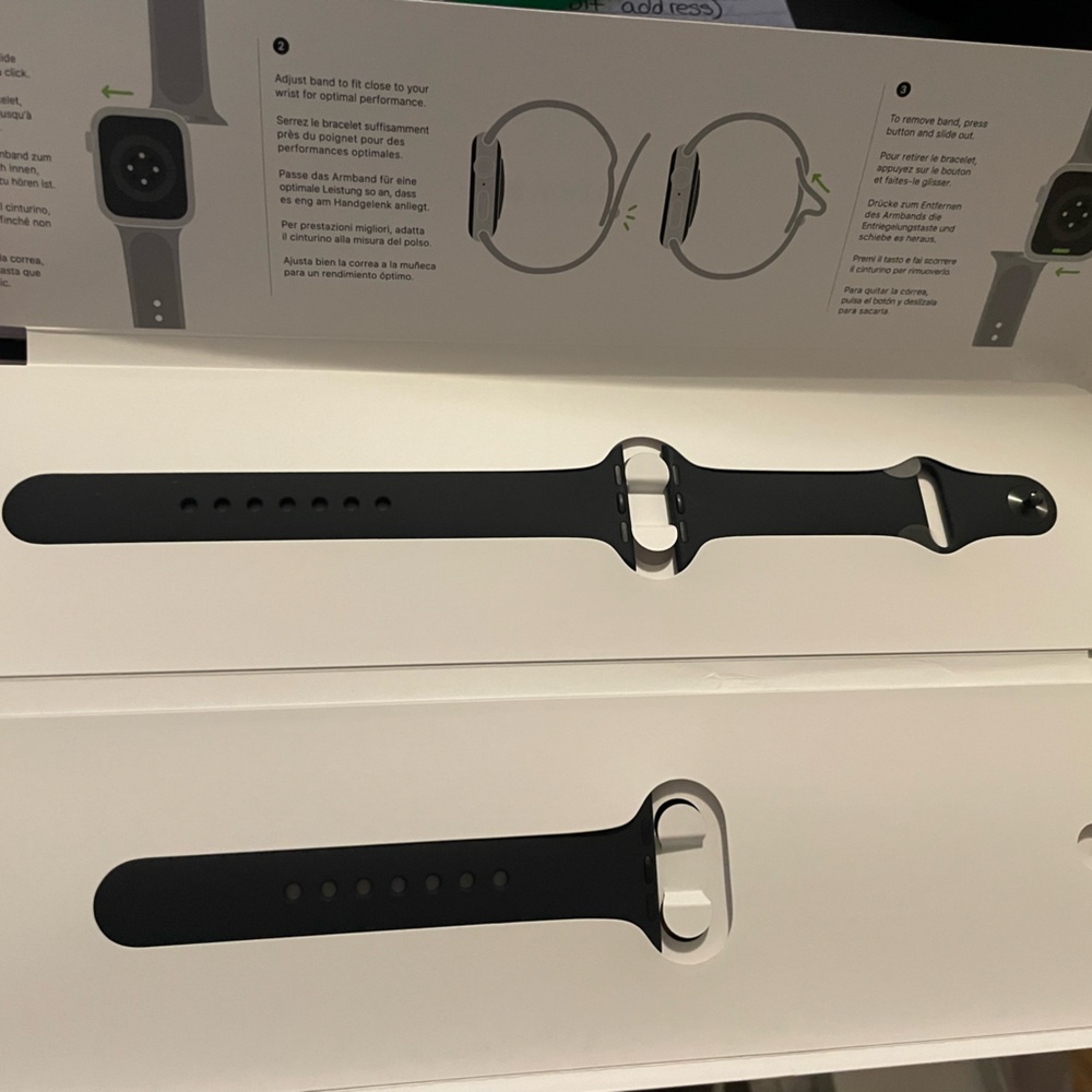 Apple Watch Band Black Nike Sport Band